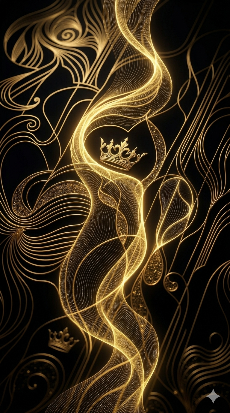 AMOLED Black Gold Wallpaper